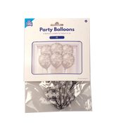 Ballonnen 25 Jaar Zilver 6st